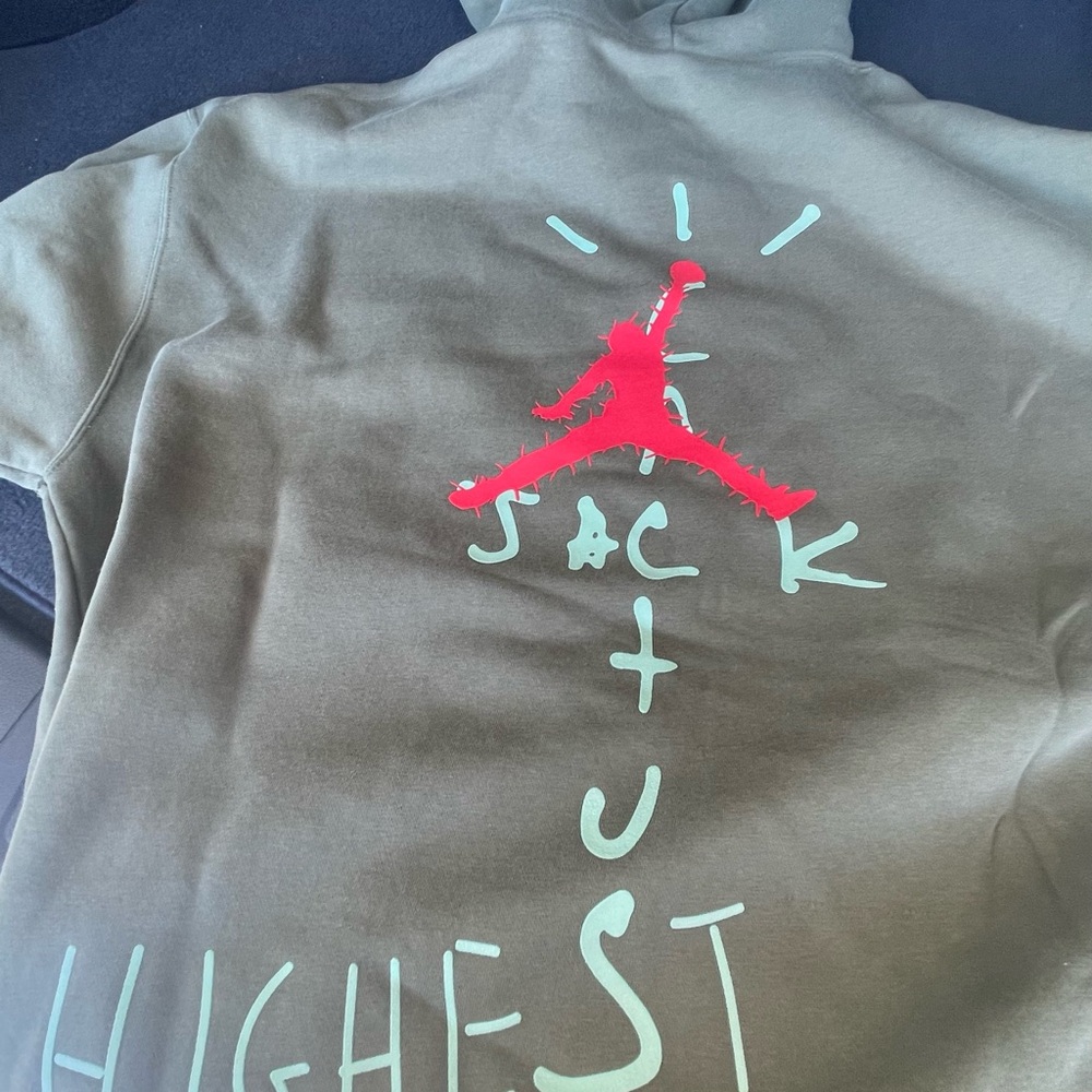 Nike Cactus Jack Olive Hoodie - Picture 5 of 5